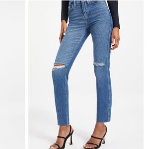 Good American Good Curve Straight Jeans